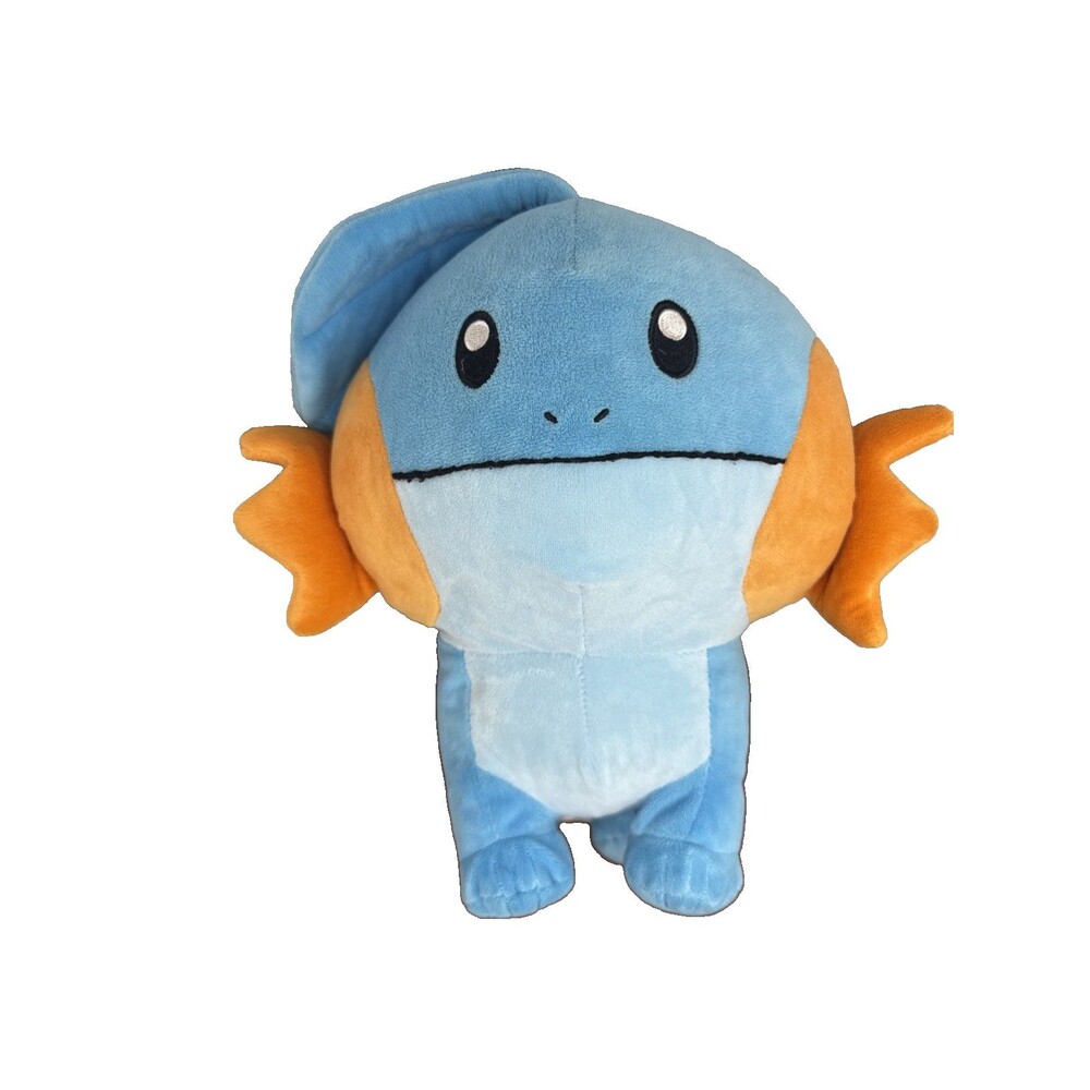 Build A Bear Pokemon Mudkip Plush Stuffed Animal BAB Blue Toy Doll No Sound 2023